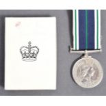 20TH CENTURY QEII ROYAL NAVAL AUXILIARY LONG SERVICE MEDAL