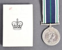 20TH CENTURY QEII ROYAL NAVAL AUXILIARY LONG SERVICE MEDAL