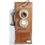 RARE ' CENTENARY OF THE TELEPHONE ' CANDLESTICK STYLE WALL PHONE