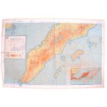 MI9 ESCAPE & EVADE COLLECTION - WWII SILK ESCAPE MAP OF SIAM