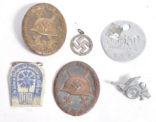 COLLECTION OF ORIGINAL WWII GERMAN NAZI THIRD REICH BADGES