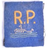 RARE ORIGINAL WWII CORNWALL HOME GUARD RIVER PATROL PATCH