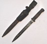 WWII SECOND WORLD WAR NAZI GERMAN K98 RIFLE BAYONET