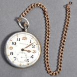 RARE WWII JAEGER LECOULTRE POCKET WATCH - EX COMMANDO SOLDIER