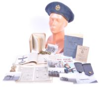 COLLECTION OF ROYAL AIR FORCE RAF WWII RELATED MEMORABILIA