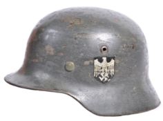 ORIGINAL WWII GERMAN THIRD REICH HEER ARMY M40 HELMET