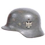 ORIGINAL WWII GERMAN THIRD REICH HEER ARMY M40 HELMET