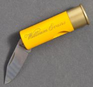 NOVELTY WILLIAM EVANS 12 BORE SHOTGUN SHELL PEN KNIFE