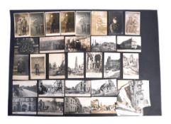 WWI FIRST WORLD WAR RELATED POSTCARDS - REAL PHOTO ETC