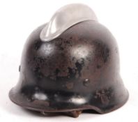 RARE WWII SECOND WORLD WAR M34 NAZI FIRE HELMET