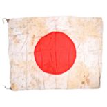 RARE ORIGINAL WWII JAPANESE SURRENDER FLAG FROM HONG KONG AUGUST 1945