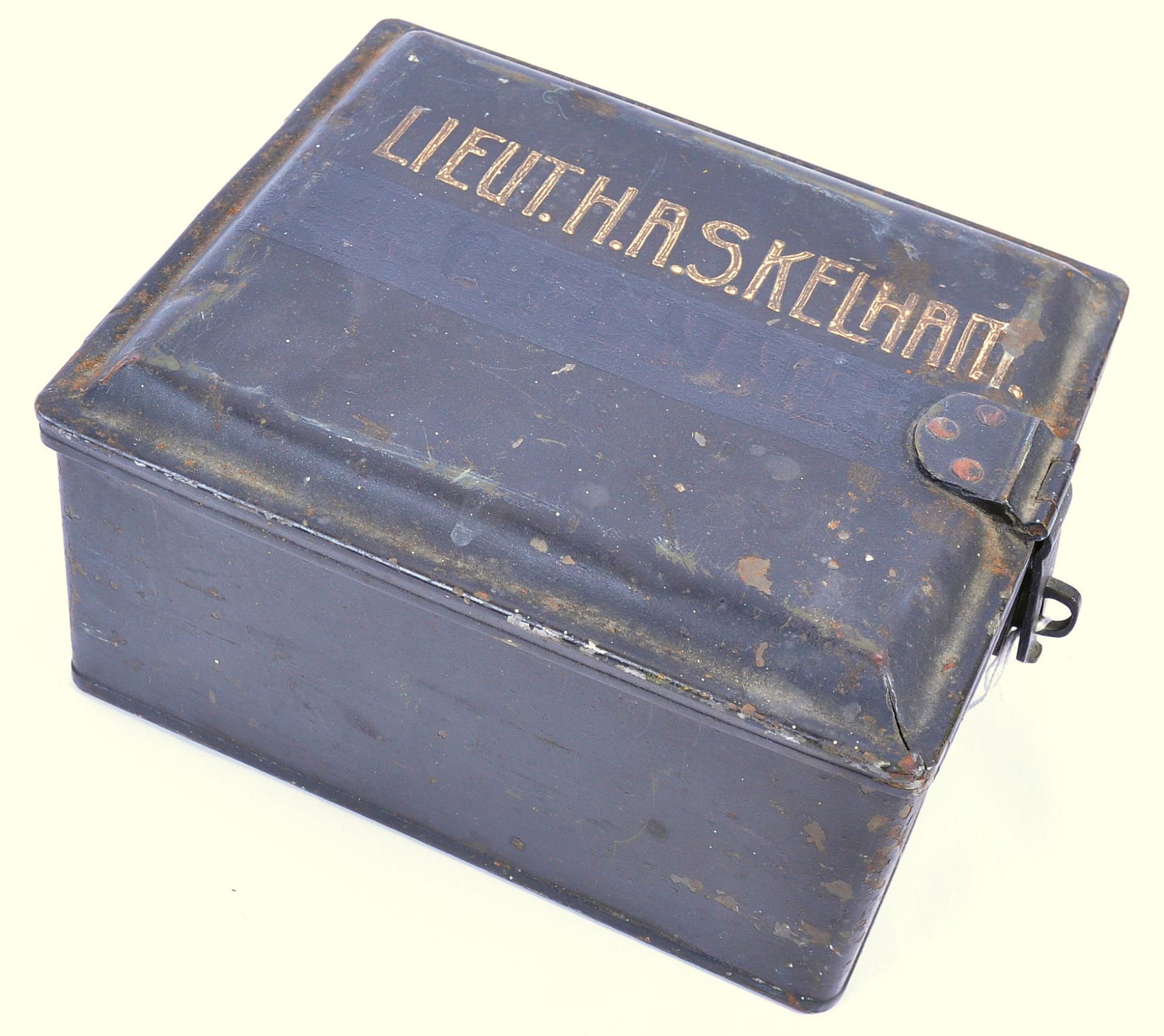 UNUSUAL WWII BRITISH BICYCLE INFANTRY AMMO / UTILITY BOX