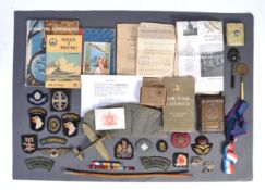 COLLECTION OF ASSORTED MILITARIA RELATED ITEMS