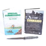 WWII SECOND WORLD WAR COMMANDO DAGGER & BOOKS