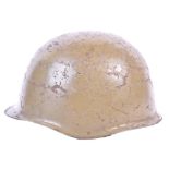 ORIGINAL WWII RUSSIAN INFANTRY STEEL COMBAT HELMET SSh-39