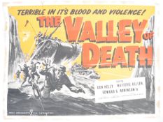THE VALLEY OF DEATH - WWII / KOREAN WAR UK QUAD POSTER