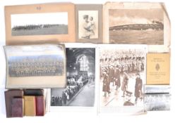 COLLECTION OF WWI FIRST WORLD WAR EPHEMERA & PHOTOGRAPHS