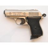 BRUNI S.L.R POLICE 8MM CALIBRE BLANK FIRING STARTER PISTOL