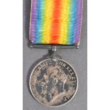 WWI FIRST WORLD WAR MEDAL - PRIVATE IN WEST RIDING REGIMENT