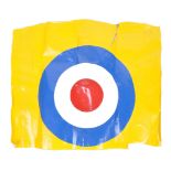 ORIGINAL RAF ROYAL AIR FORCE SECTION OF PLANE CANVAS WITH ROUNDEL