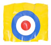 ORIGINAL RAF ROYAL AIR FORCE SECTION OF PLANE CANVAS WITH ROUNDEL