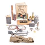 COLLECTION OF ASSORTED WWII AND RELATED MILITARY ITEMS