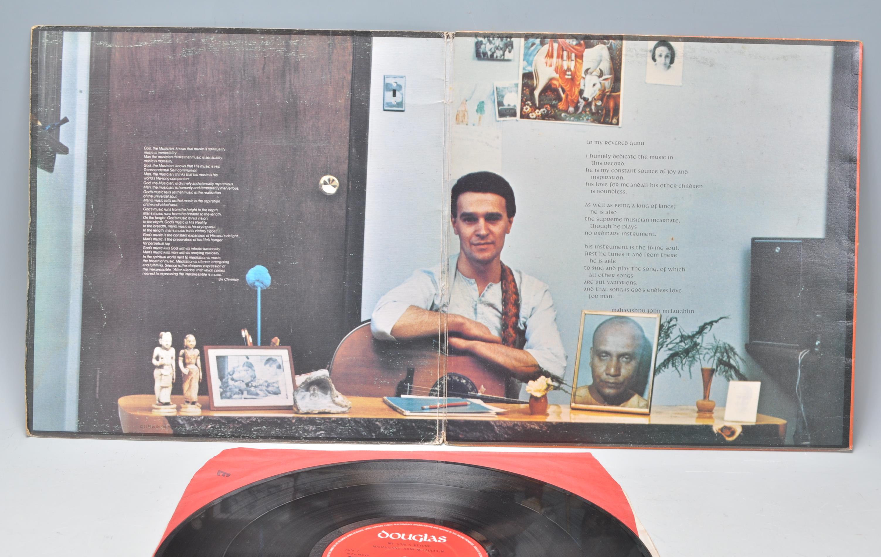 A vinyl long play LP record album by Mahavishnu John Mclaughlin – My Goal's Beyond – Original - Image 5 of 5