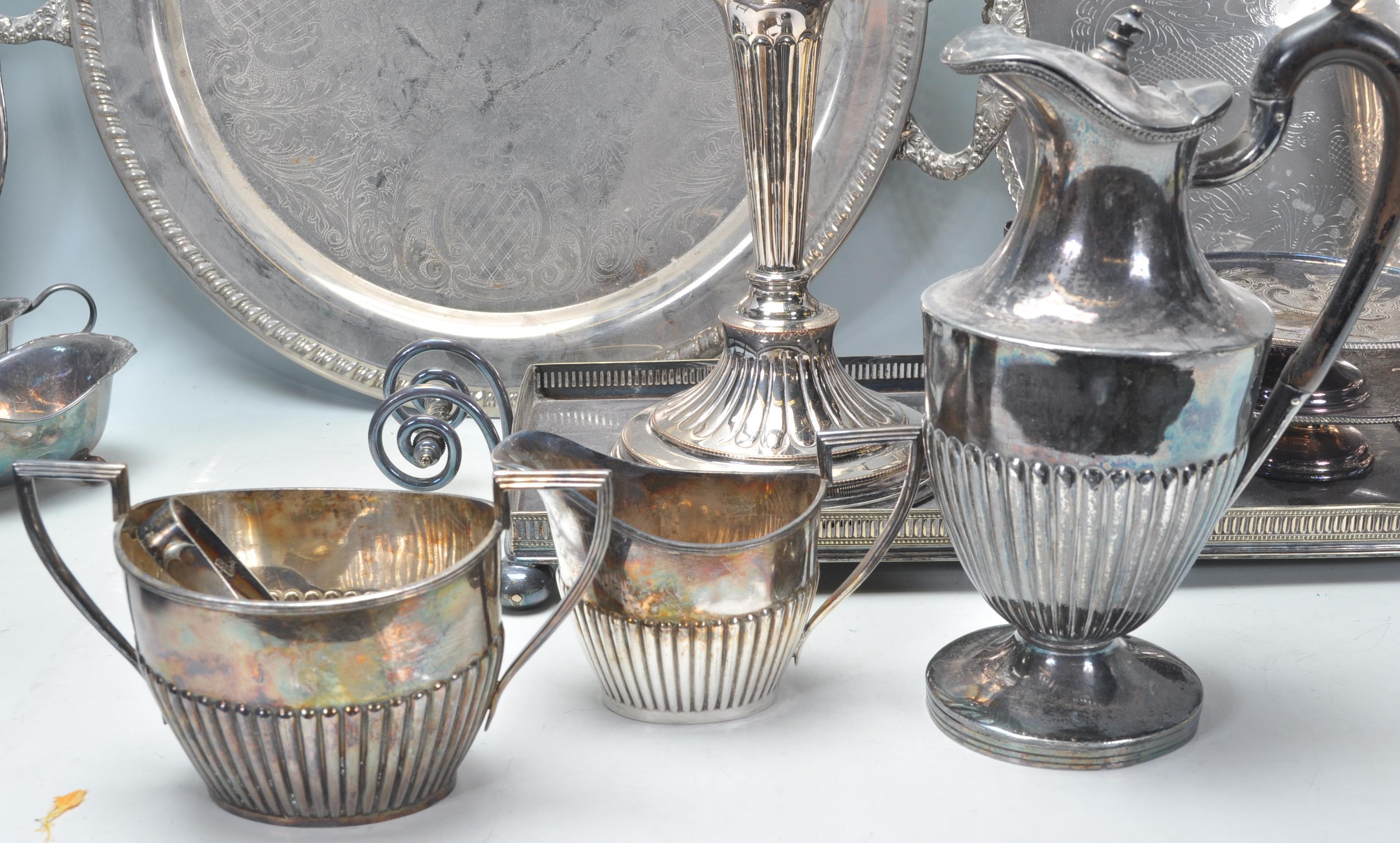 A good collection of 20th Century silver plated items to include boxed cutlery sets, tea and - Image 14 of 26