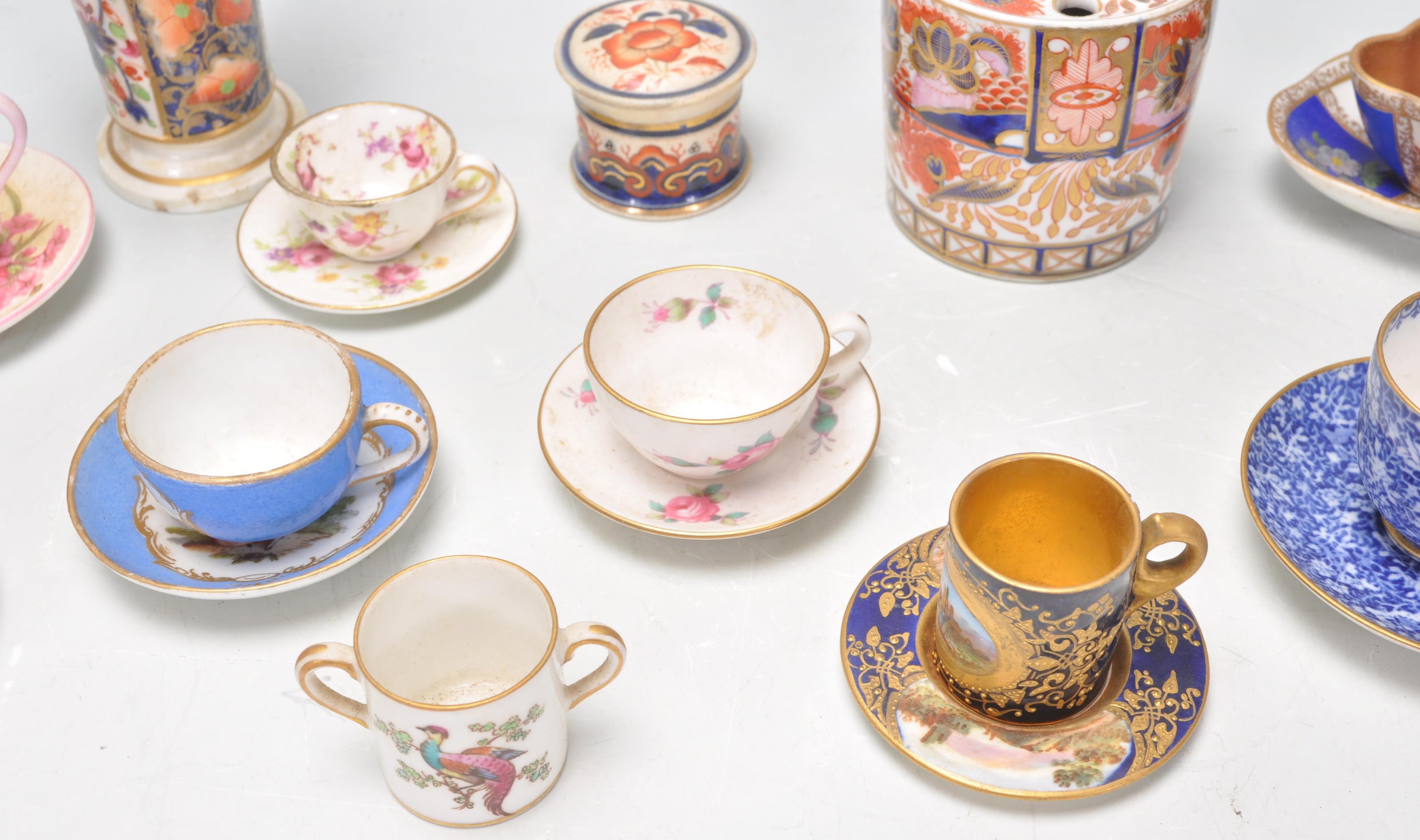 A collection of 18th century 19th and early 20th century ceramics to include Royal Crown Derby, - Image 6 of 25