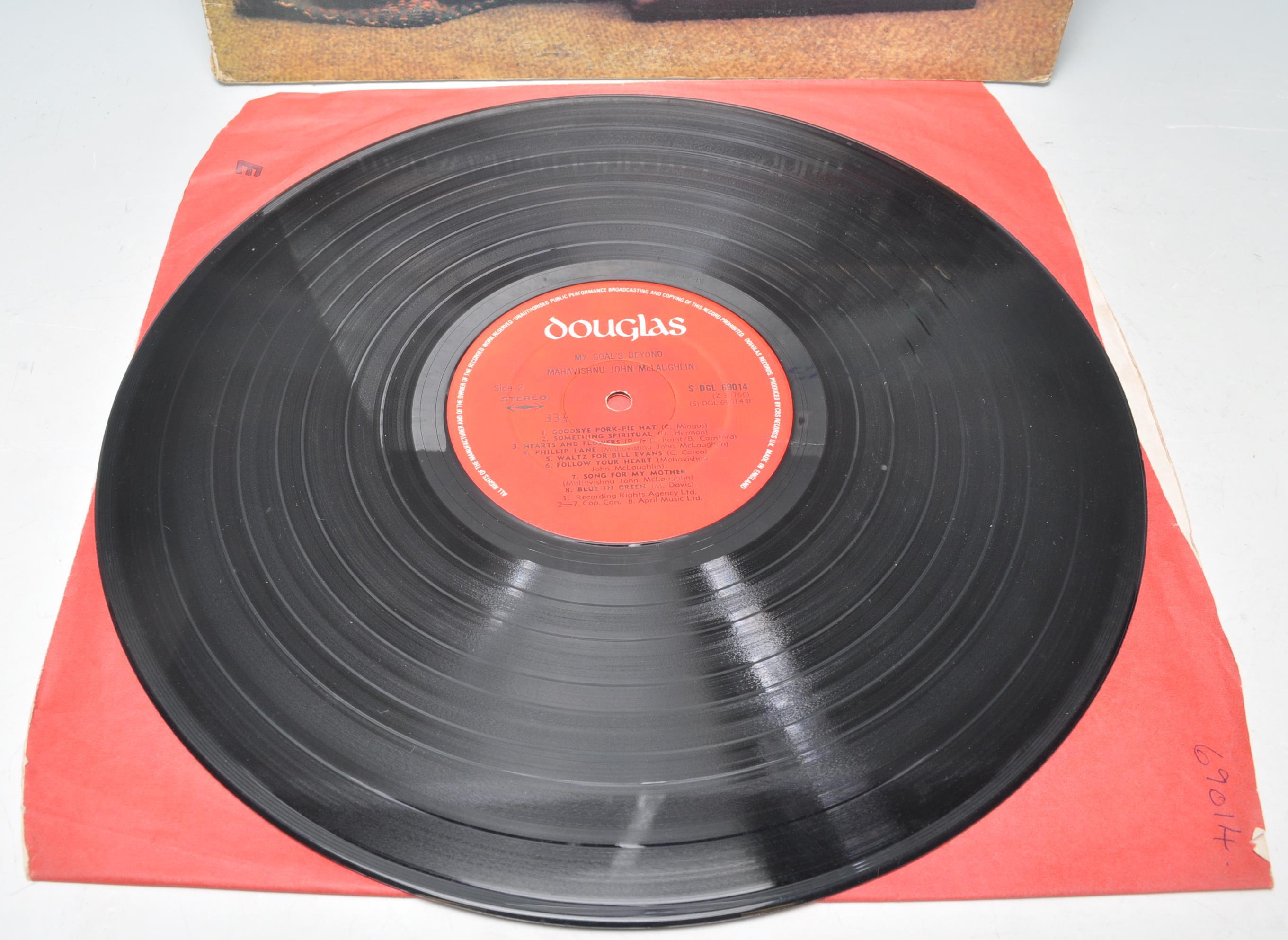 A vinyl long play LP record album by Mahavishnu John Mclaughlin – My Goal's Beyond – Original - Image 2 of 5