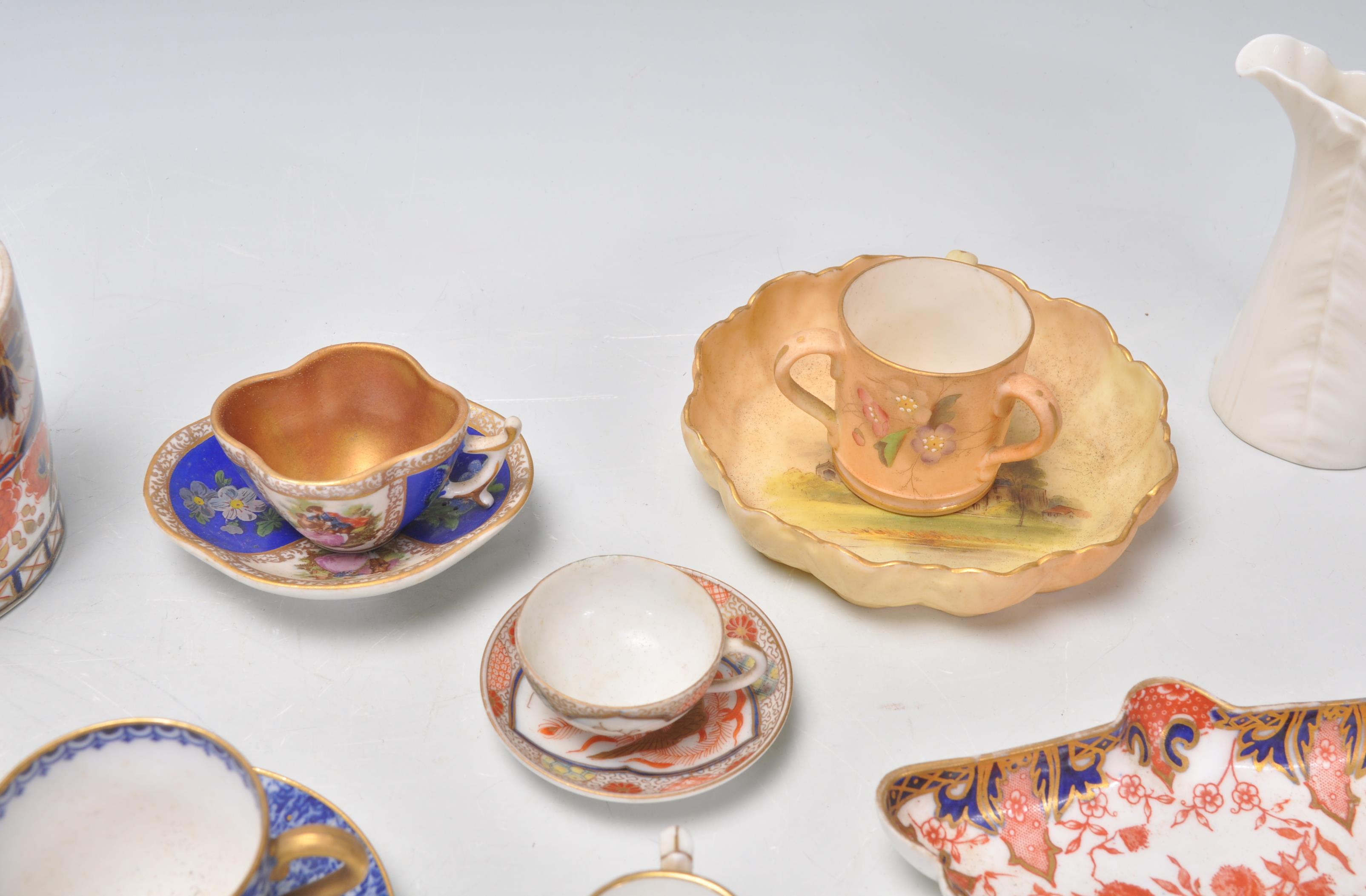 A collection of 18th century 19th and early 20th century ceramics to include Royal Crown Derby, - Image 9 of 25