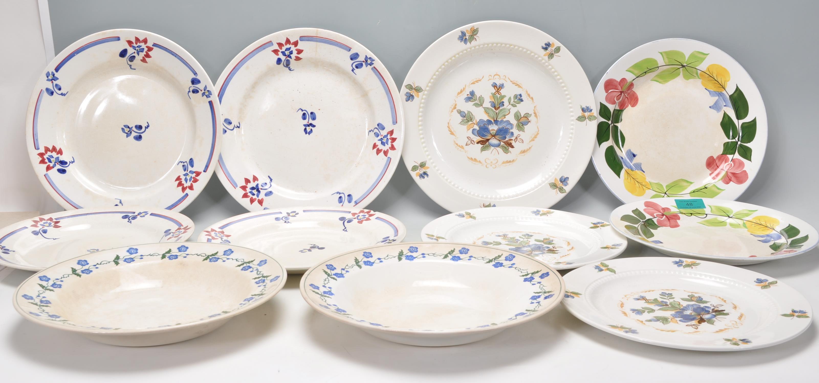 A collection of Bristol ceramics to include Bristol Pountney plates, Royal Cauldon Bristol Ironstone