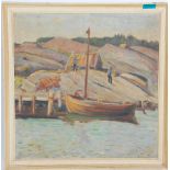 C. O. Elliot (20th Century) - A 20th Century 1930's Swedish oil on canvas painting depicting a