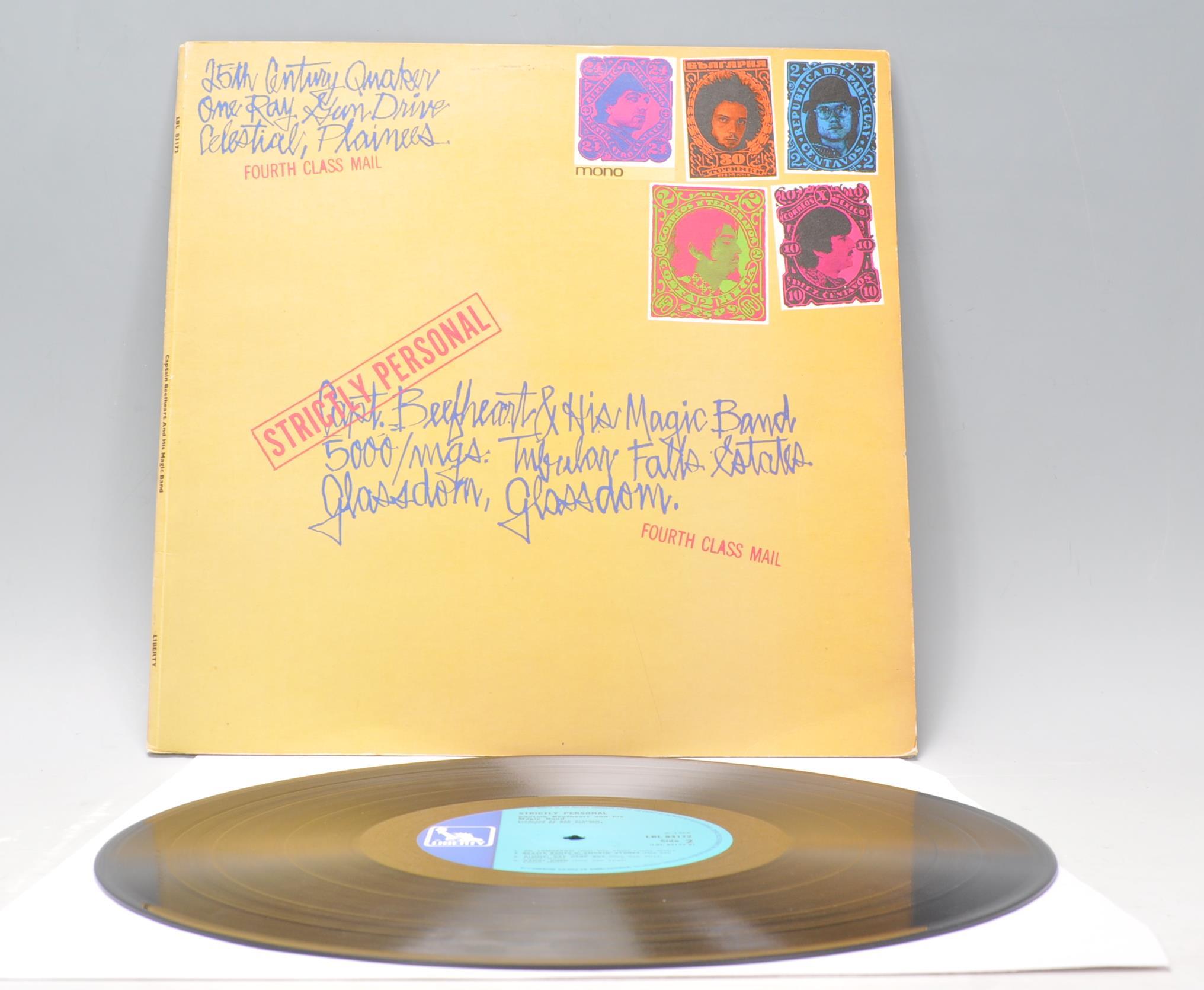 A vinyl long play LP record album by Captain Beefheart & His Magic Band – Strictly Personal –