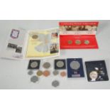 A mixed group of English coinage to include a 2017 Shield coin collection, 2004 Britain's New