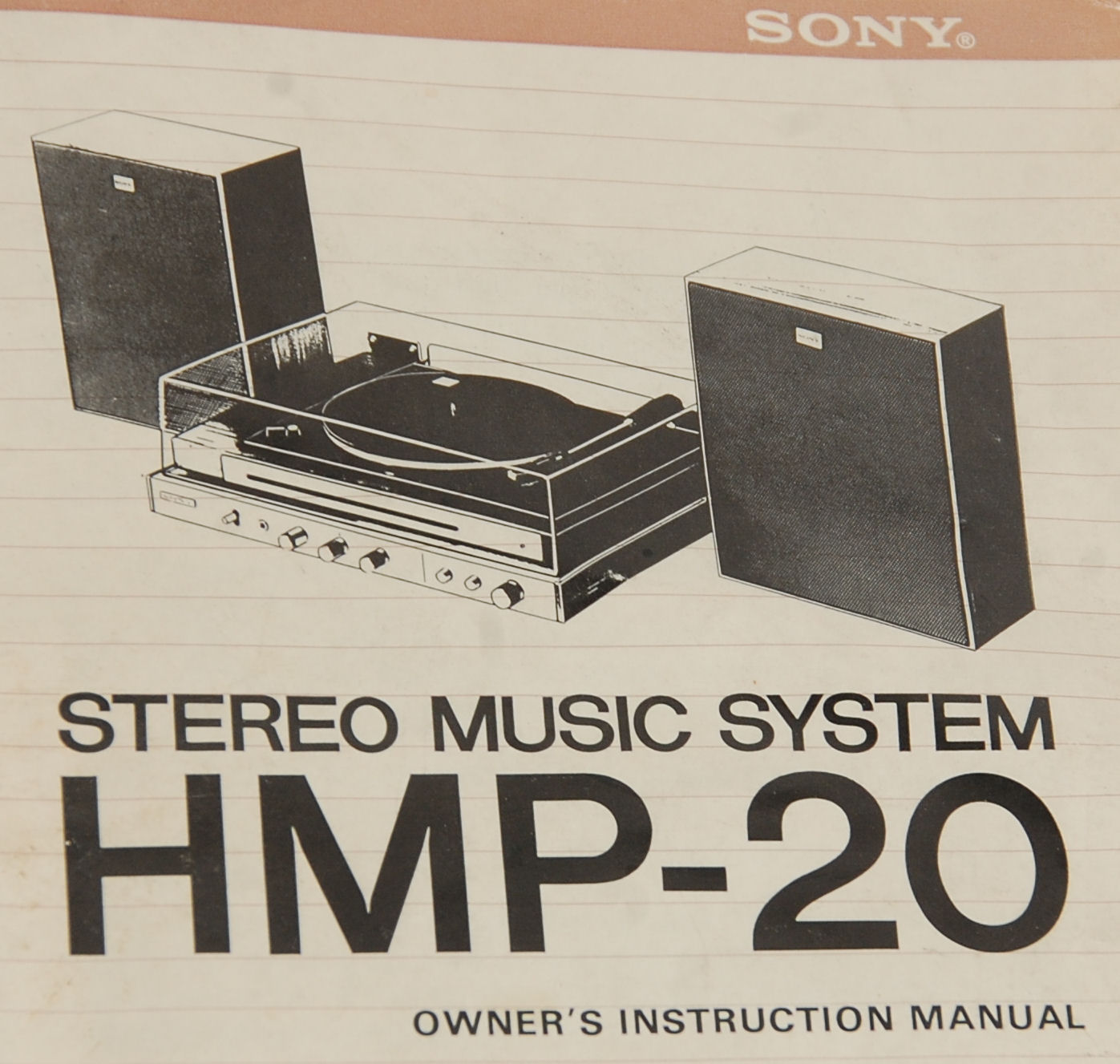 Hi-Fi - A good Sony HMP - 20 Stereo Music System Solid State record deck turntable having a metal - Image 6 of 7