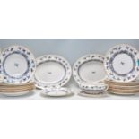 A 19th Century Victorian Christopher Dresser for Minton's 25 piece dinner service in the Japanese