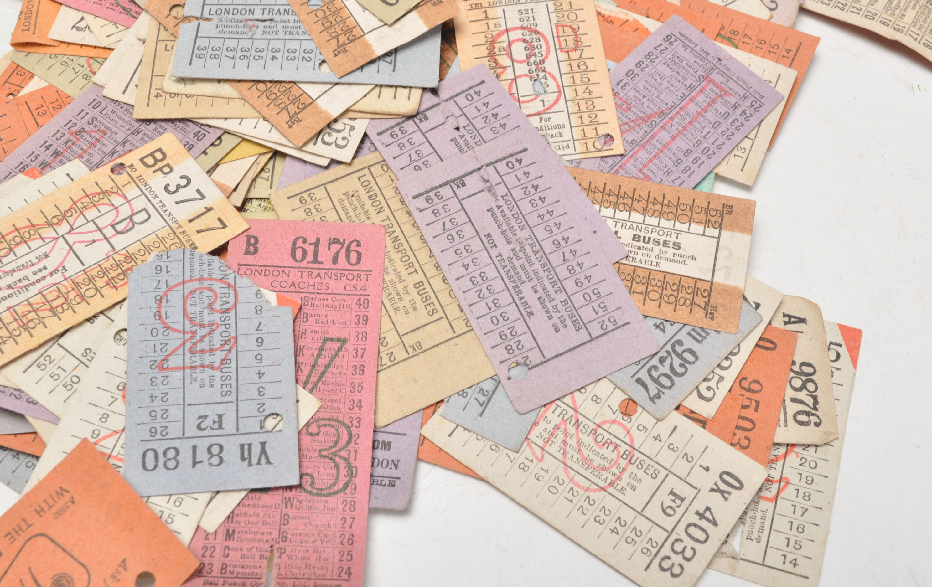 Bus Tickets. Job lot (x175) of vintage London Transport tickets. Buses, Coaches and Country - Image 5 of 7