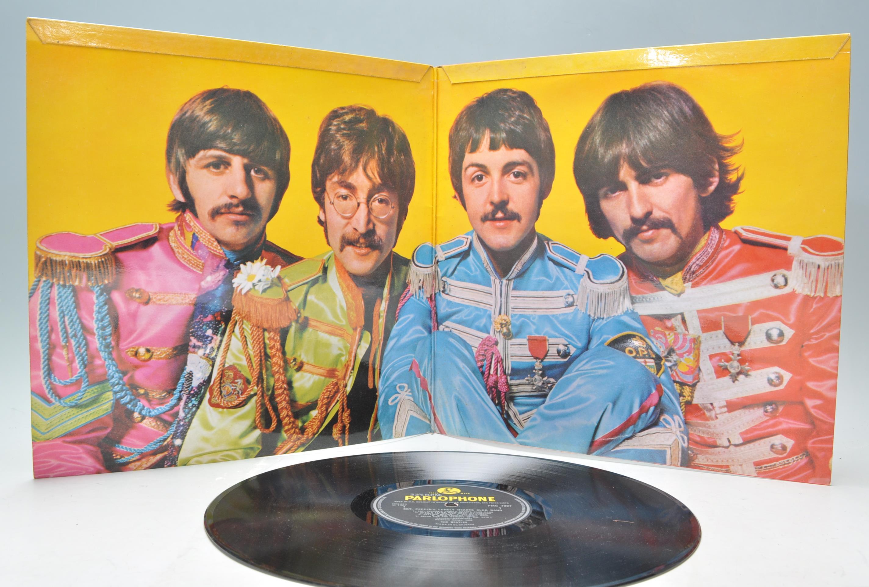 A vinyl long play LP record album by The Beatles – Sgt Pepper's Lonely Hearts Club Band – Original - Image 5 of 5