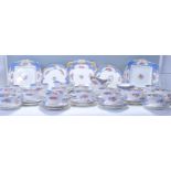 Paragon Hamilton - A Fine Bone China English tea service by Paragon in the Blue Hamilton Pattern.