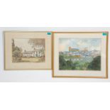 R.G. Parslow (20TH CENTURY) - A framed and glazed watercolour painting entitled Llantrisant Old