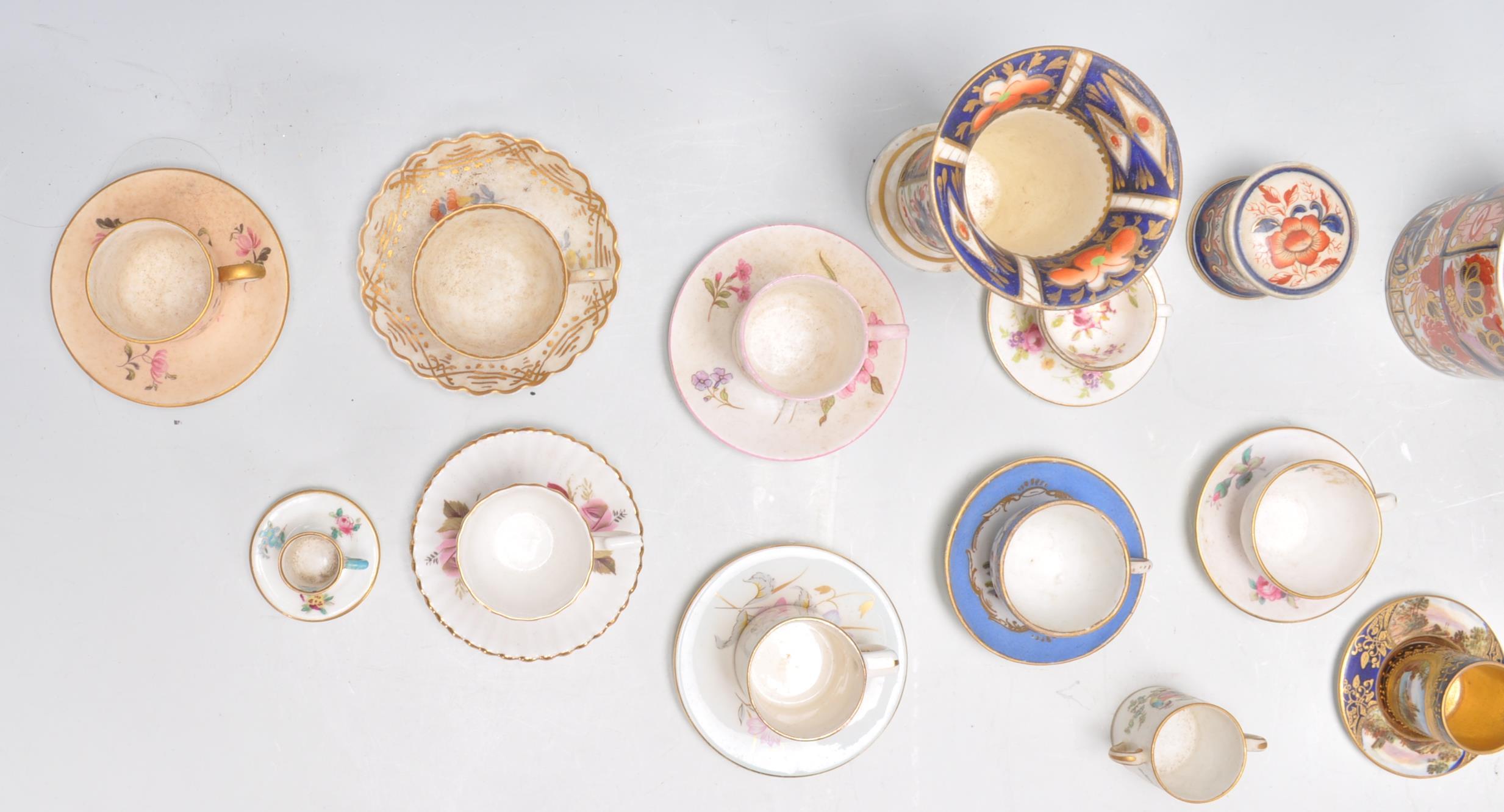 A collection of 18th century 19th and early 20th century ceramics to include Royal Crown Derby, - Image 12 of 25