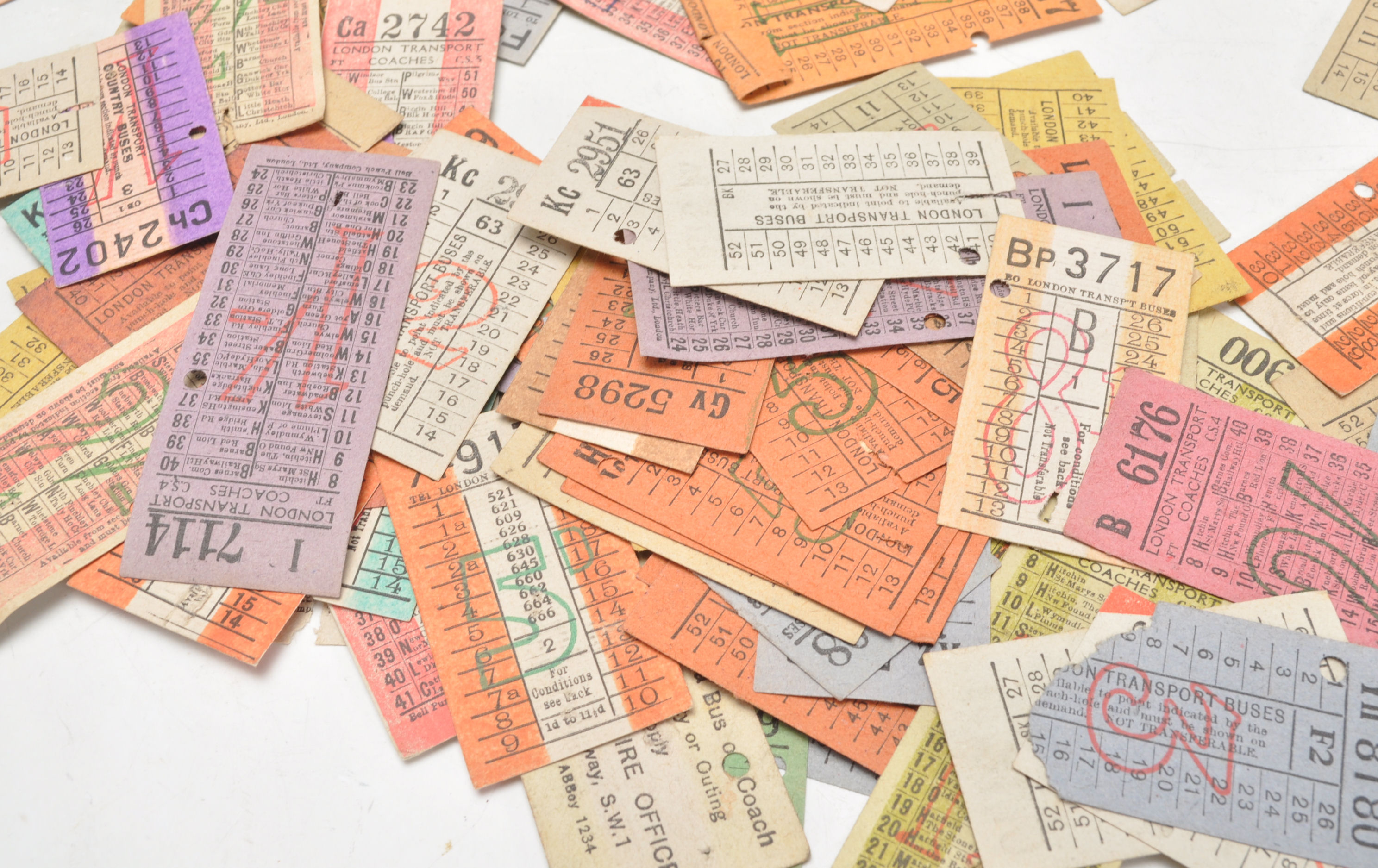 Bus Tickets. Job lot (x175) of vintage London Transport tickets. Buses, Coaches and Country - Image 7 of 7
