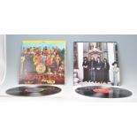 Two vinyl long play LP record album by The Beatles to include – Hey Jude – Original Odeon EMI