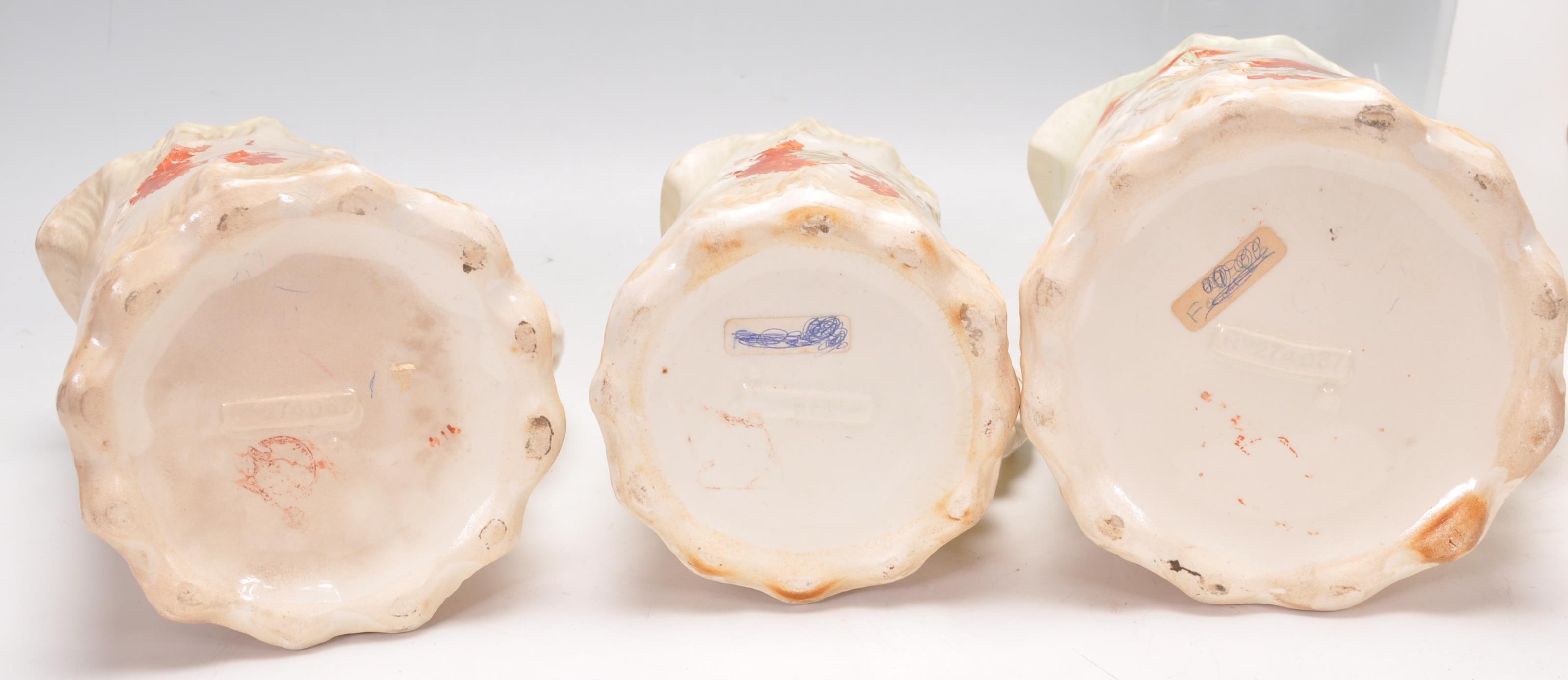 A group of three sets of graduating English ceramic jugs dating from the 19th Century to include - Image 13 of 14