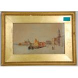 Andrea Biondetti (Italian 1851-1946) - A 19th Century watercolour on paper painting of Venice