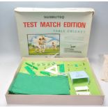 A vintage Subbuteo Test Match Edition Table Cricket game 'The Replica Of Test County Cricket'. Boxed