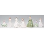 A collection of Royal Doulton figurines to include Harmony HN4096, Amanda HN3635, Royal Doulton