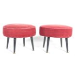 SHERBORNE 1950'S MID 20TH CENTURY FOOTSTOOLS / OTTOMANS