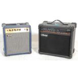 Two guitar amps to include a Vantage Series Microlead VG15 and a TGI PGA-10 amplifier.